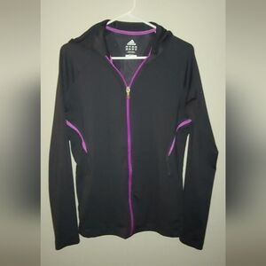 Adidas running jacket zip up 🖤 M